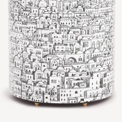 Umbrella Stands<Fornasetti Umbrella Stand Gerusalemme White/Black