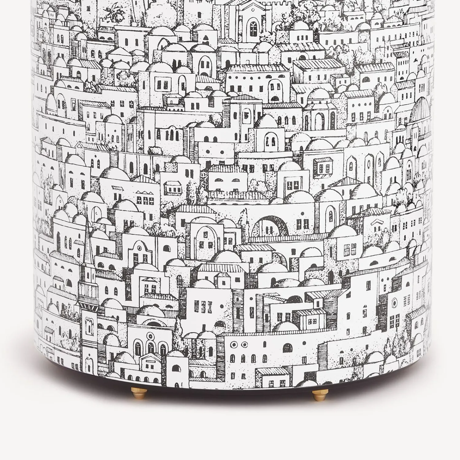 Umbrella Stands<Fornasetti Umbrella Stand Gerusalemme White/Black