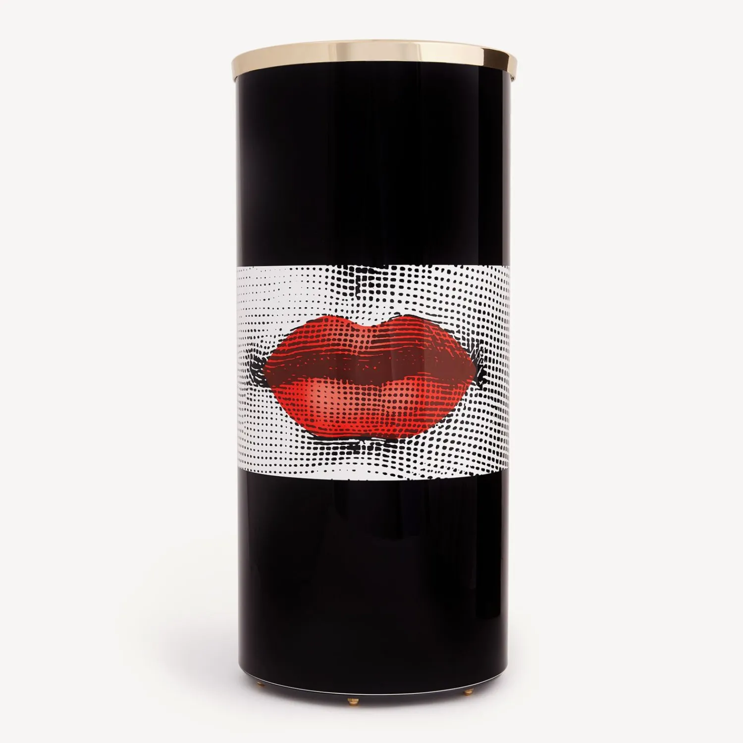 Umbrella Stands<Fornasetti Umbrella Stand Kiss White/Black/Red