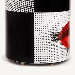 Umbrella Stands<Fornasetti Umbrella Stand Kiss White/Black/Red