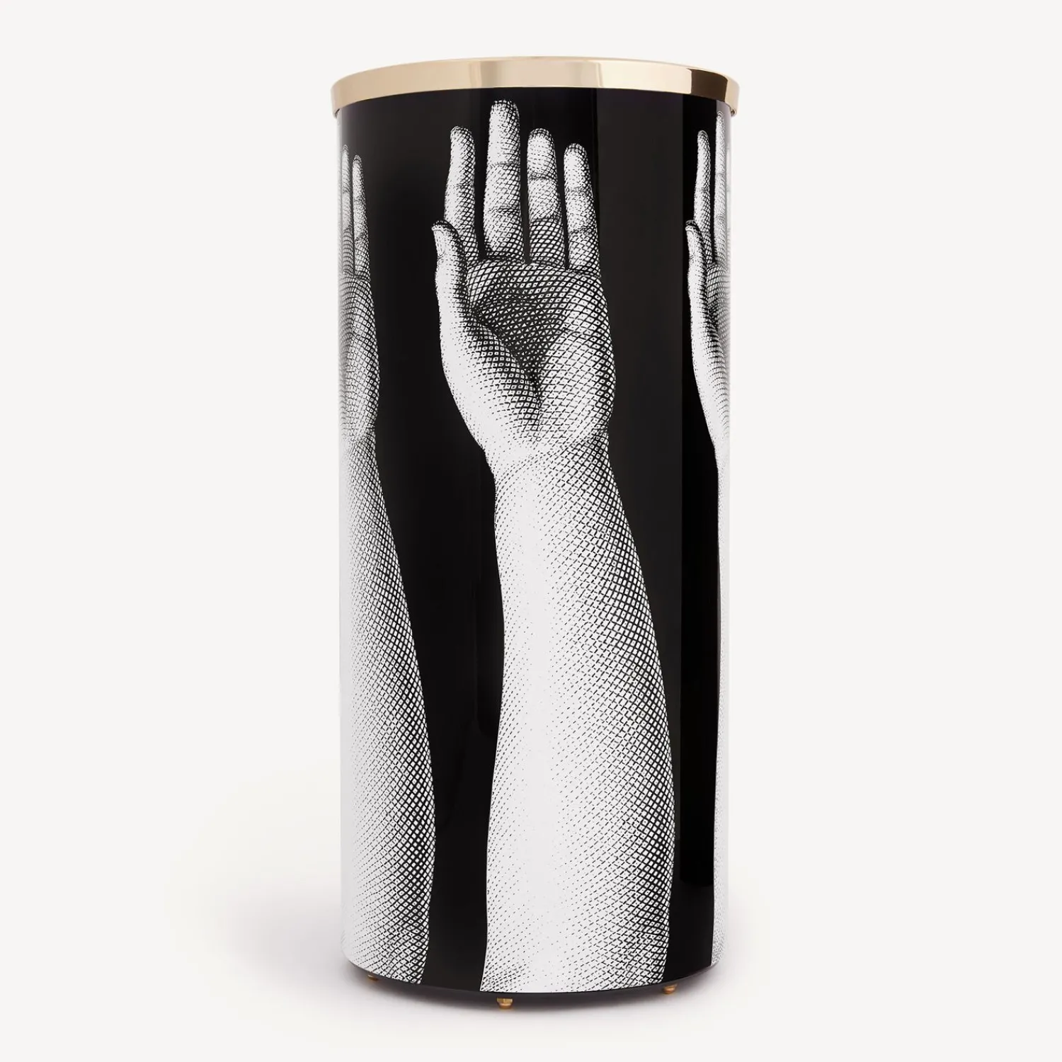 Umbrella Stands<Fornasetti Umbrella Stand Mani White/Black