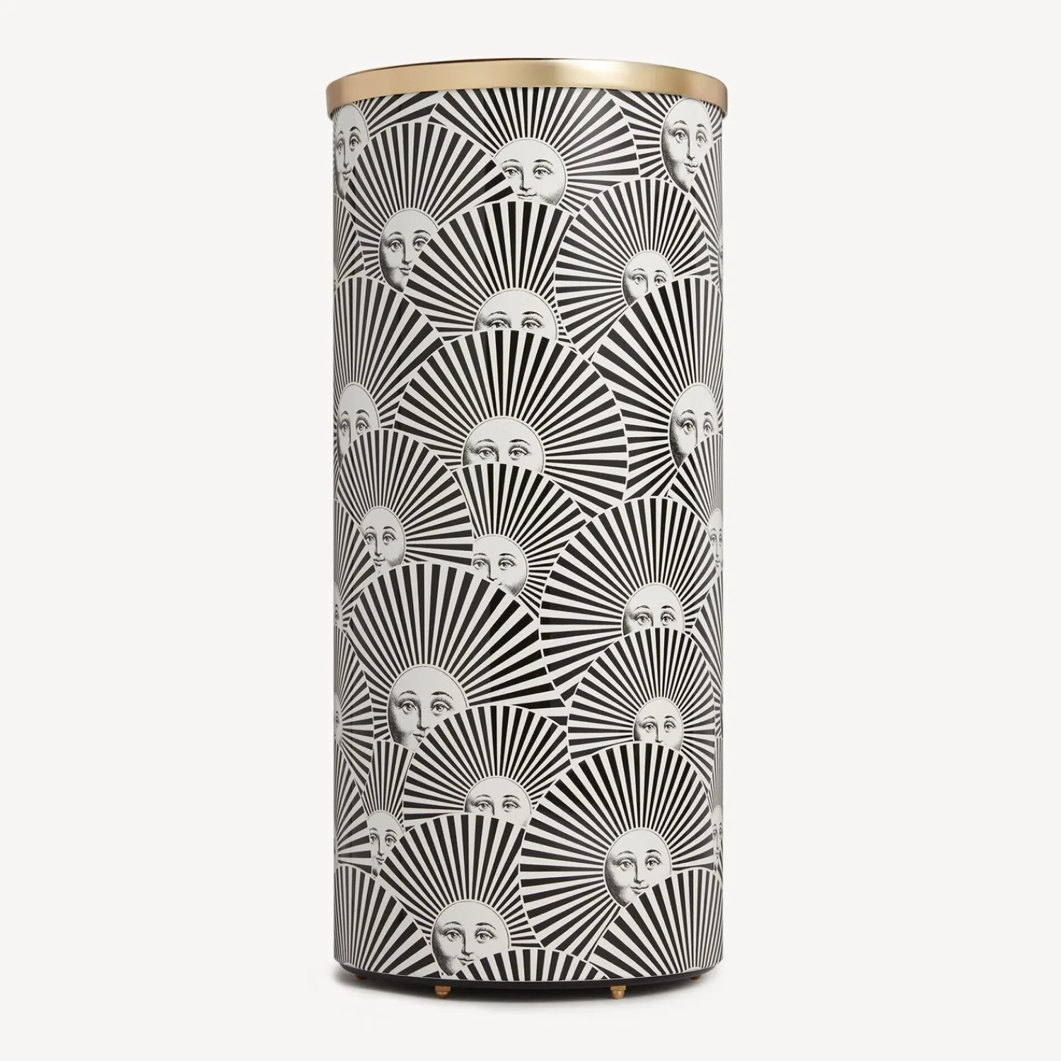 Umbrella Stands<Fornasetti Umbrella Stand Soli A Ventaglio White/Black