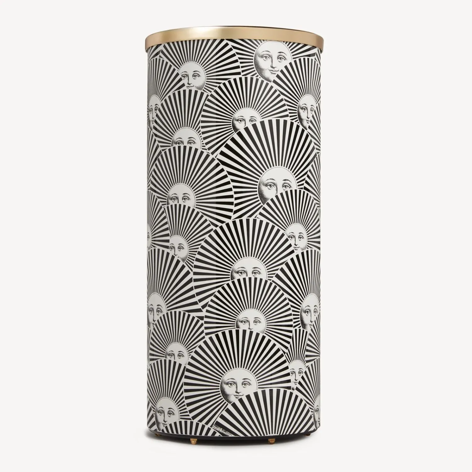 Umbrella Stands<Fornasetti Umbrella Stand Soli A Ventaglio White/Black