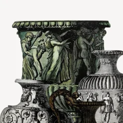 Umbrella Stands<Fornasetti Umbrella Stand Trompe L'Oeil Vasi Antichi Multicolour