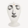 Vases<Fornasetti Vase Ajna White/Black/Gold