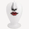 Vases<Fornasetti Vase Bacio Maxi White/Black/Red