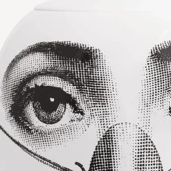 Vases<Fornasetti Vase Burlone White/Black