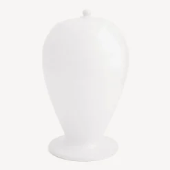 Vases<Fornasetti Vase Capitello White/Black