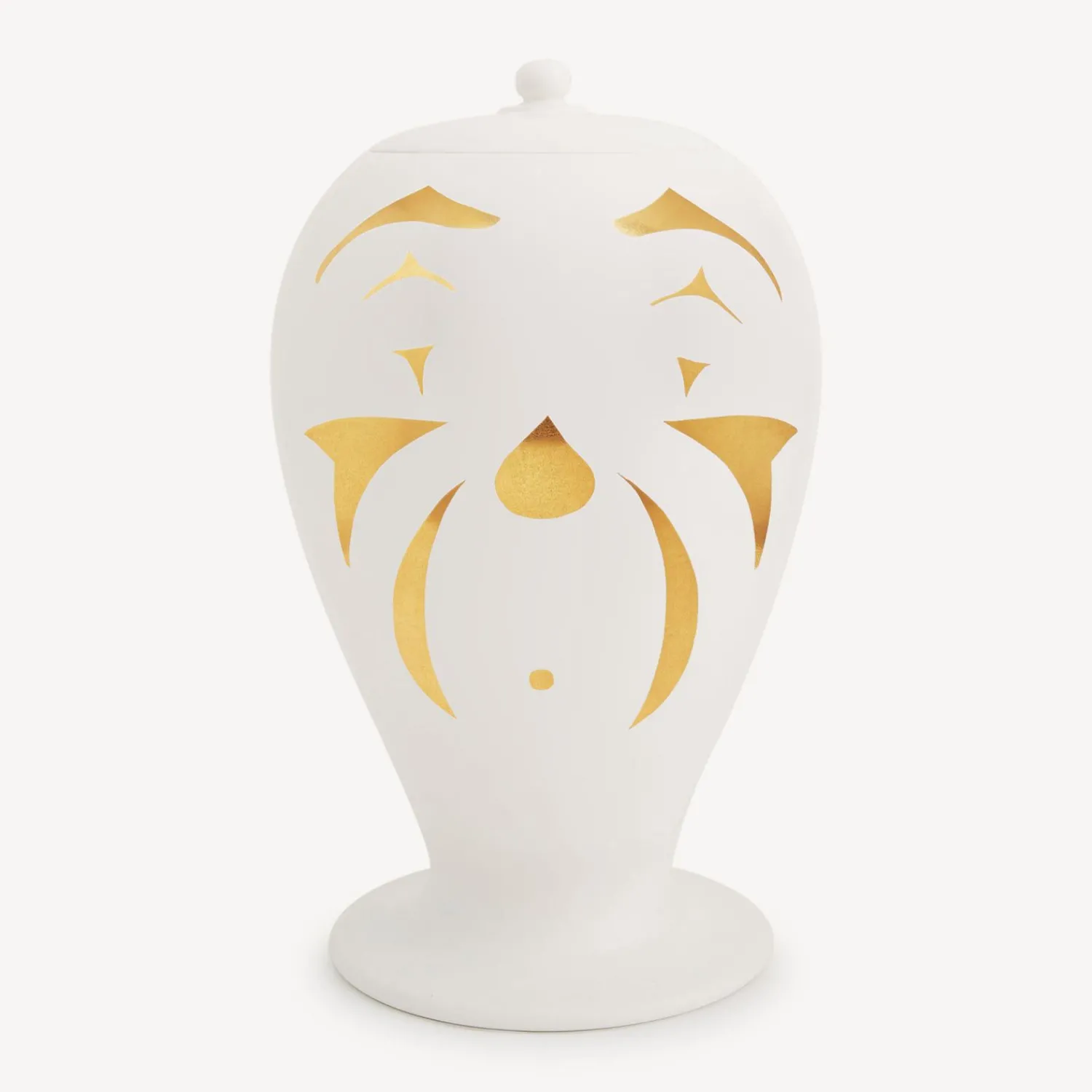 Vases<Fornasetti Vase Clown White/Black/Gold