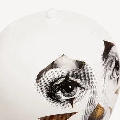Vases<Fornasetti Vase Clown White/Black/Gold