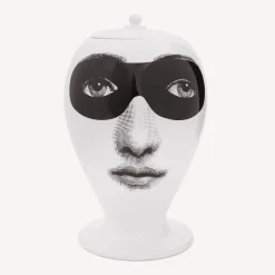 Vases<Fornasetti Vase Don Giovanni White/Black