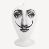 Vases<Fornasetti Vase La Femme Aux Moustaches White/Black