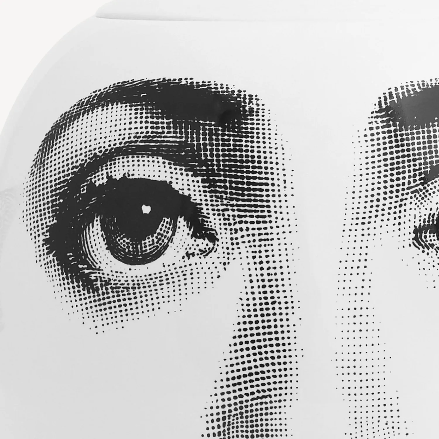 Vases<Fornasetti Vase Pesce White/Black