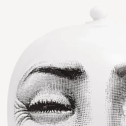 Vases<Fornasetti Vase Piercing White/Black