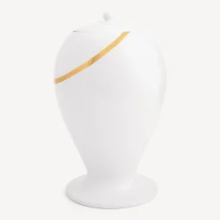 Vases<Fornasetti Vase Pirata White/Black/Gold