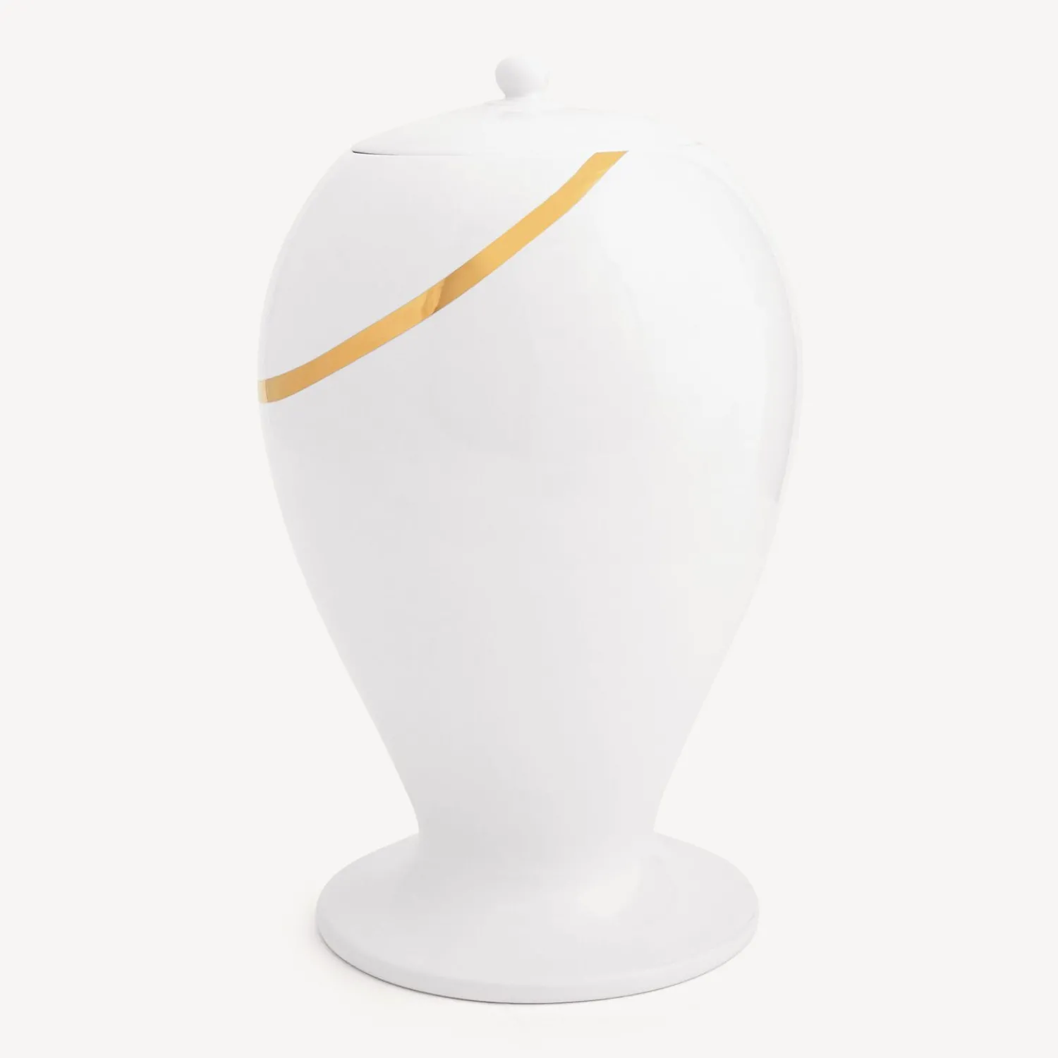 Vases<Fornasetti Vase Pirata White/Black/Gold