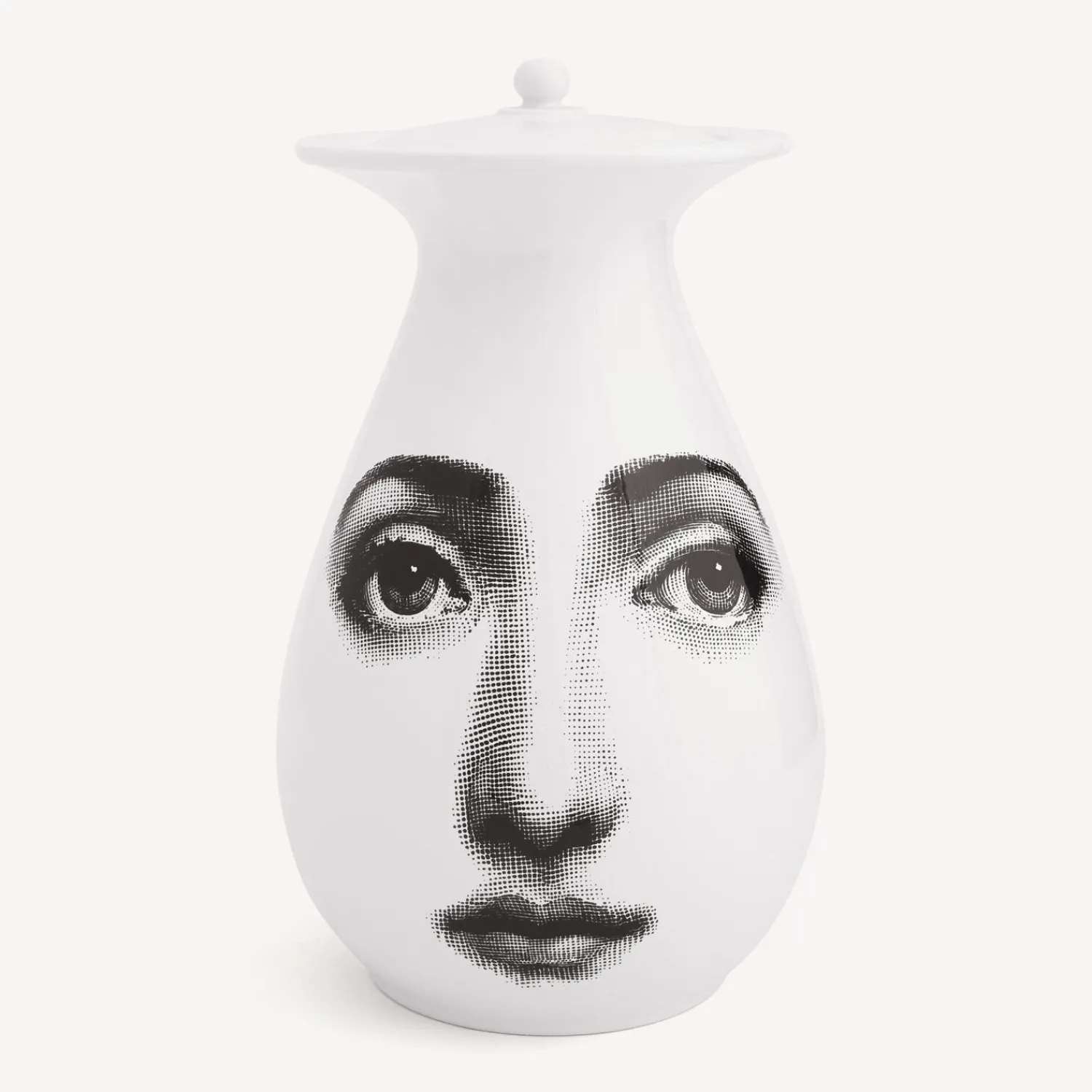 Vases<Fornasetti Vase Sottosopra White/Black