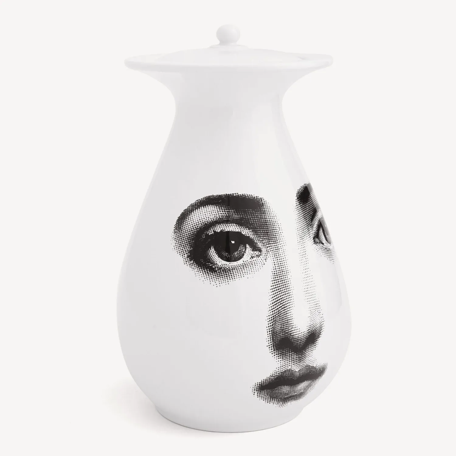 Vases<Fornasetti Vase Sottosopra White/Black