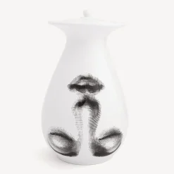Vases<Fornasetti Vase Sottosopra White/Black