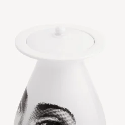 Vases<Fornasetti Vase Sottosopra White/Black
