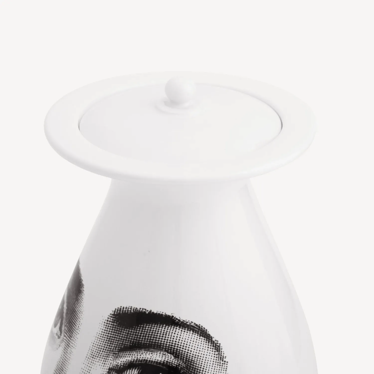 Vases<Fornasetti Vase Sottosopra White/Black