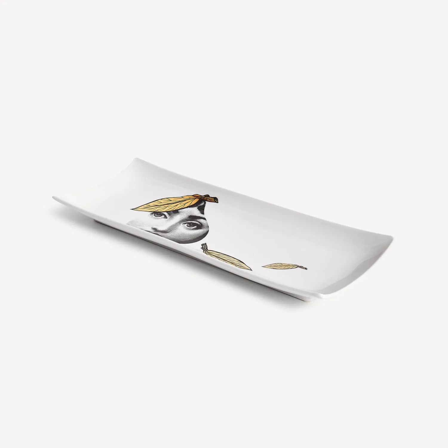 Decorative Trays<Fornasetti Vassoio Tema E Variazioni N.24 Whte/Black/Gold