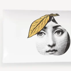 Decorative Trays<Fornasetti Vassoio Tema E Variazioni N.24 Whte/Black/Gold