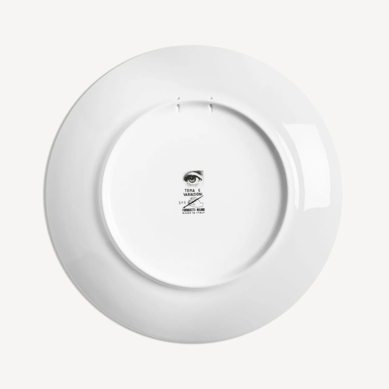 Anatomical Drawings<Fornasetti Wall Plate Tema E Variazioni N.303 White/Black