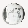 Anatomical Drawings<Fornasetti Wall Plate Tema E Variazioni N.308 White/Black
