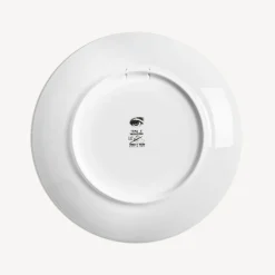 Flowers<Fornasetti Wall Plate Tema E Variazioni N.137 White/Black/Gold