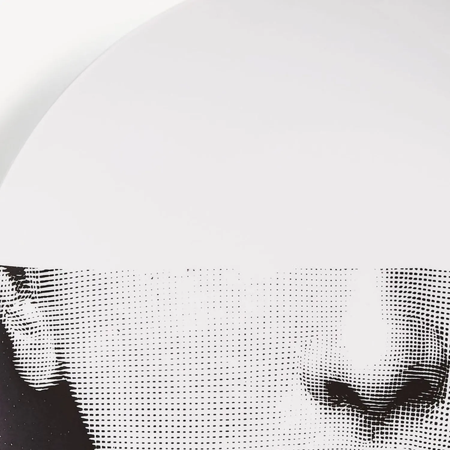 Fragment<Fornasetti Wall Plate Tema E Variazioni N.7 White/Black