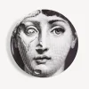 Antiquity<Fornasetti Wall Plate Tema E Variazioni N.378 White/Black