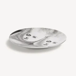 Anatomical Drawings<Fornasetti Wall Plate Tema E Variazioni N.302 White/Black