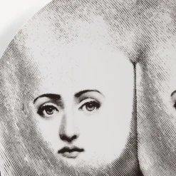 Anatomical Drawings<Fornasetti Wall Plate Tema E Variazioni N.302 White/Black
