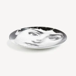 Animals<Fornasetti Wall Plate Tema E Variazioni N.363 White/Black