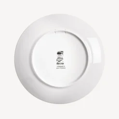 Fruit<Fornasetti Wall Plate Tema E Variazioni N. 53 White/Black