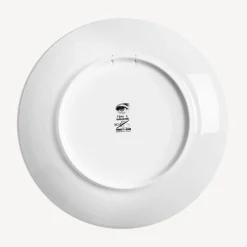 Animals<Fornasetti Wall Plate Tema E Variazioni N.383 White/Black