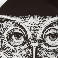 Animals<Fornasetti Wall Plate Tema E Variazioni N.105 White/Black