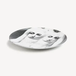 Anatomical Drawings<Fornasetti Wall Plate Tema E Variazioni N.307 White/Black