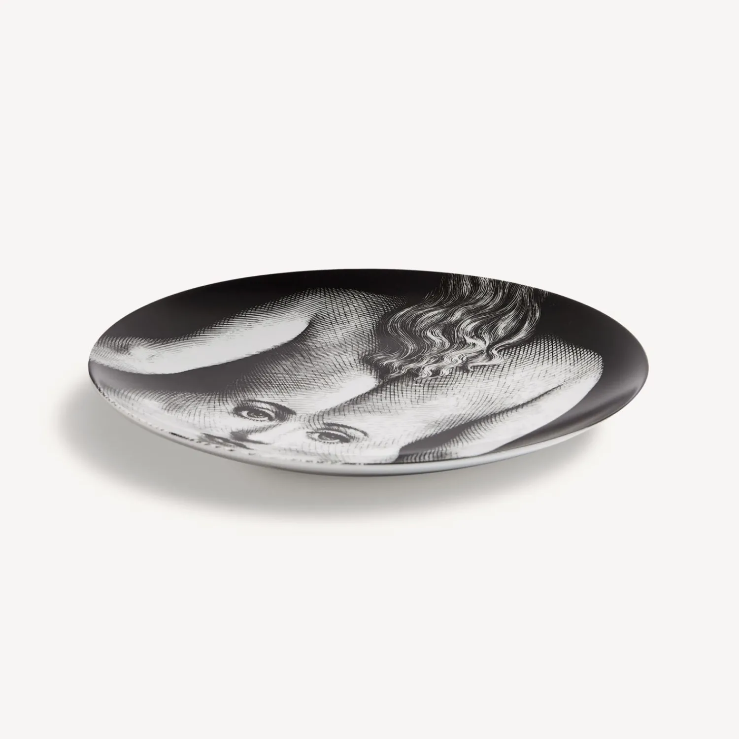 Anatomical Drawings<Fornasetti Wall Plate Tema E Variazioni N.300 White/Black