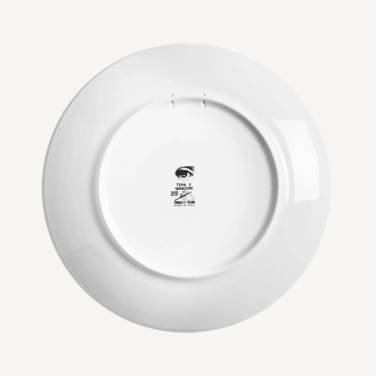 Anatomical Drawings<Fornasetti Wall Plate Tema E Variazioni N.300 White/Black
