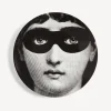 Occhi<Fornasetti Wall Plate Tema E Variazioni N.22 White/Black