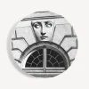 Antiquity<Fornasetti Wall Plate Tema E Variazioni N.212 White/Black