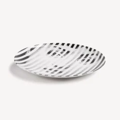 Fragment<Fornasetti Wall Plate Tema E Variazioni N.34 White/Black