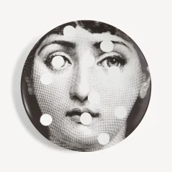 Fragment<Fornasetti Wall Plate Tema E Variazioni N.27 White/Black