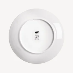 Fragment<Fornasetti Wall Plate Tema E Variazioni N.33 White/Black/Gold