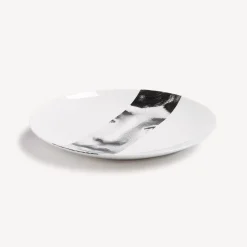 Fragment<Fornasetti Wall Plate Tema E Variazioni N.33 White/Black