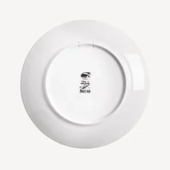 Occhi<Fornasetti Wall Plate Tema E Variazioni N.22 White/Black/Gold