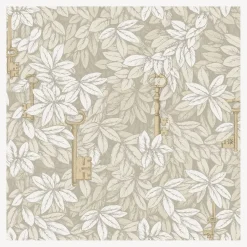 Wallpaper<Fornasetti Wallpaper Chiavi Segrete Stone And Gold