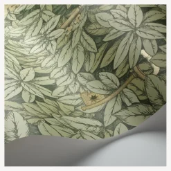 Wallpaper<Fornasetti Wallpaper Chiavi Segrete Olive